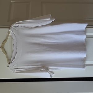 Denim & Co. Essentials Perfect Jersey Top w/ Scallop Neckline  (L)